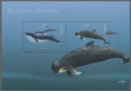 Thematik: Tiere-Meeressäuger (u.a. Wale) / Animals-aquatic Mammals: 2004, Angola: „WHALES“, Complete - Other & Unclassified