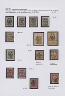 Albanien: 1913, DOUBLE EAGLE Overprints, Comprehensive Collection With 29 Stamps And 2 Covers, Compr - Albania