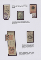 Albanien - Besonderheiten: 1913/1914, FISCAL STAMPS USED FOR POSTAGE, Collection With 20 Stamps And - Albanien