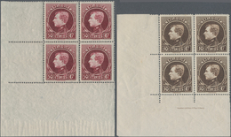 Belgien: 1929/1941, King Albert, 10 F. - 100 F., Beautiful Lot Of More Than 120 Stamps Mint Never Hi - Collezioni