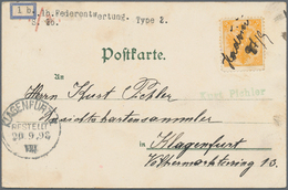 Bosnien Und Herzegowina (Österreich 1879/1918): 1884/1906, Collection Of 136 Covers, Cards, Ppc, Use - Bosnia And Herzegovina