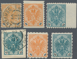 Bosnien Und Herzegowina: 1901/1905, Definitives "Double Eagle", Specialised Assortment Of Apprx. 71 - Bosnië En Herzegovina