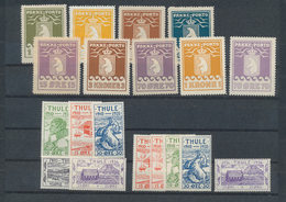 Dänemark: 1851/1960 (ca.), Assortment On Stockcards, Incl. Both Values 5kr. G.P.O., A Mint Selection - Lettres & Documents