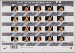 Finnland: 2003, Santa Claus - Afinsa, 50 Sheets Of 20 Self-adhesive Stamps. In Total 1000 Stamps Wit - Gebraucht