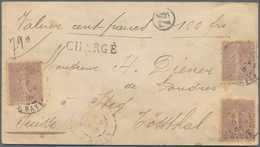 Frankreich: 1803/1925, Group Of 28 Covers/cards From Some Interesting Pre-philately, Good Range Of P - Sammlungen