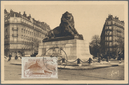 Frankreich: 1901/2005 (ca.) Holding Of Approx. 610 Letters, Cards, Picture-postcards And Postal Stat - Collezioni