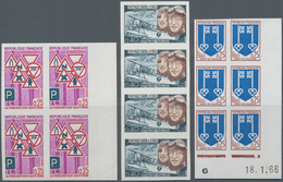 Frankreich: 1943/1974, Incredible Dealer Stock On Stockcards With Approx. 2.300 IMPERFORATE Stamps A - Collections
