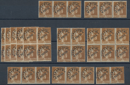 Frankreich - Vorausentwertungen: 1923/1941, Lot Of Apprx. 145 Stamps Of Various Issues, Incl. Better - Autres & Non Classés