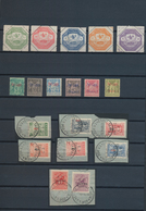 Griechenland: 1898-1945 Ca., "GREECE LOCALS & LEVANT POST OFFICES" Specialized Collection In Album C - Used Stamps