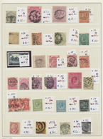 Großbritannien: 1840/1930 (ca.), Mainly Used Asortment Of Apprx. 135 Stamps, Varied Condition, From - Altri & Non Classificati