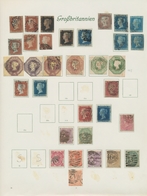 Großbritannien: 1840/1984, Comprehensive Used Collection In Two Borek Binders, Slightly Varied But O - Altri & Non Classificati