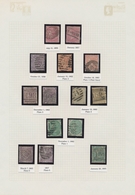 Großbritannien: 1855/1882, Surface-printed Issues, Used Collection Of 79 Stamps, Neatly Arranged On - Altri & Non Classificati