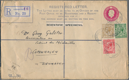 Großbritannien: 1860-1960, Posten Mit Wohl über 500 Briefen Und Ganzsachen, Dabei Bessere Frankature - Altri & Non Classificati