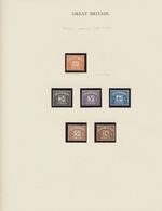 Großbritannien - Portomarken: 1954/1982, A Splendid Mint Collection/assortment On Album Pages/stockp - Strafportzegels