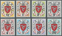 Großbritannien - Isle Of Man - Portomarken: 1973, Coat Of Arms Postage Dues With Imprint '1973' (1st - Man (Eiland)