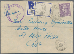 Britische Militärpost II. WK: 1941/1966, Collection With Ca.40 Covers, About One Half Of The Covers - Autres & Non Classés