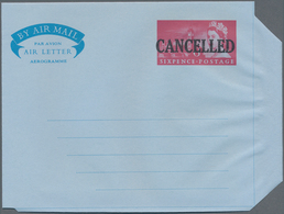 Großbritannien - Ganzsachen: 1957/63 13 Unused And Commercially Used Aerograms 6d Queen Elizabeth Ho - 1840 Mulready Envelopes & Lettersheets