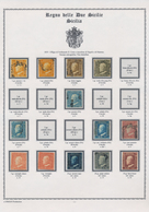 Italien - Altitalienische Staaten: Sizilien: 1859, Used And Mint Assortment Of 13 Stamps On Written - Sizilien