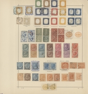 Italien: 1861/1911, Used And Mint Collection On Ancient Schaubek Album Pages, Comprising A Marvellou - Lotti E Collezioni