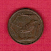 CAYMAN ISLANDS  1 CENT 1972 (KM # 1) #5396 - Iles Caïmans