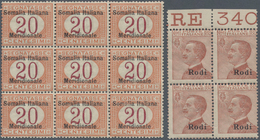 Italien: 1863-1985, Stock Of Early Issues To Modern With Scarce Varieties, Mint And Used, Including - Colecciones