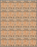 Italien: 1890. 2cmi On 1,25 L, Overprinted Parcel Stamps For The Usage As Newspaper Stamps. 100 Mint - Sammlungen