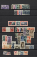 Italien: 1900/1954 (ca.), Italy/area, Mint And Used Assortment Of Better Issues On Stockpages, E.g. - Sammlungen