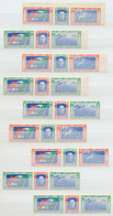 Italien: 1933, SQADRON FLIGHT, Mint Assortment Of 27 Se-tenant-strips, Slightly Varied Condition, Al - Collections