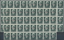 Italien: 1944, Republika Sociale "G.N.R." Issue 15 C. Greenish Grey 100 Stamps Mint Never Hinged Lar - Lotti E Collezioni