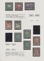 Jugoslawien: 1918/1941, Mint And Used Collection On Written Up Album Pages, Comprising Better Overpr - Cartas & Documentos