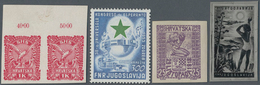 Jugoslawien: 1918/1985, Specialised Assortment On Retail Cards, Incl. Some Early And Semi-modern Spe - Briefe U. Dokumente