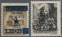 Jugoslawien - Volksrepubliken 1945: Istrien Und Slow. Küstenland: 1945, Issues For Croatia/Slovenia/ - Sonstige & Ohne Zuordnung