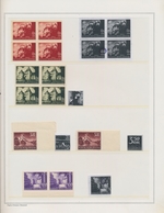 Kroatien: 1941/1944 Ca., Attractive Collection With Ca.100 Stamps, Comprising Predominantly Plate-fl - Croazia