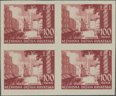 Kroatien: 1942, Independence/Philatelic Exhibition/Overprints, Specialised Assortment Of Apprx. 67 S - Kroatië