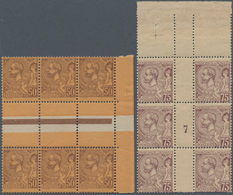Monaco: 1891/1894, Prince Albert I. Two Different Definitives In An Unusual Duplicated Lot Incl. A F - Gebruikt