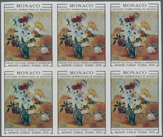 Monaco: 1970, International Competition For Flower-making In Monte Carlo 3.00fr. ‚Roses And Anemones - Usados