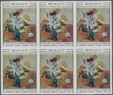 Monaco: 1970, International Competition For Flower-making In Monte Carlo 3.00fr. ‚Roses And Anemones - Oblitérés