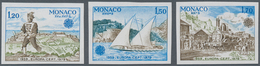 Monaco: 1979, Europa-CEPT ‚25 Years Of Post And Telecommunication Complete Set Of Three In A Lot Wit - Gebruikt