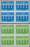 Monaco: 1984, 25 Years Of CEPT Complete Set Of Two In A Lot With 31 IMPERFORATE Sets Mostly In Large - Gebruikt