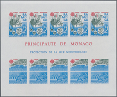 Monaco: 1986, Europa-CEPT ‚Nature Convention And Environment Protection‘ In A Lot With 30 IMPERFORAT - Used Stamps