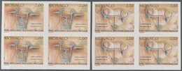 Monaco: 1989, Rock Drawings In Mercantour National Park Complete Set Of Six In A Lot With 75 IMPERFO - Gebraucht