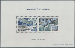 Monaco: 1991, Europa-CEPT 'European Space Travel' In A Lot With 20 Perforated Special Miniature Shee - Usados