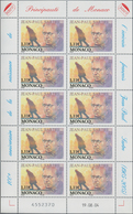 Monaco: 2004, 1.10 € Jean-Paul Satre, 770 Complete Sheets With 7.700 Stamps Mint Never Hinged. Miche - Used Stamps