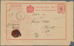 Montenegro - Ganzsachen: 1890/1908, Assortment Of 29 Used Stationeries Comprising Cards, Wrappers, E - Montenegro