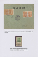 Montenegro - Besonderheiten: 1913/1915, MONTENEGRIN OCCUPATION Of ALBANIA, Collection With 6 Covers/ - Montenegro