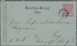 Österreich: 1818/1958, Vielseitige Partie Von Ca. 240 Belegen, Dabei Kaiserreich Ab Klassik Mit Inte - Collections
