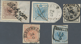 Österreich: 1850/1910, Kleines Aber Sowohl Für Sammler Als Auch Für Händler Interessantes Los Mit Ma - Collections