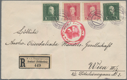 Österreich: 1855/1935 (ca.), Partie Von Ca. 114 Briefen Und Karten Incl. Feldpost, Dabei Frankaturen - Collections