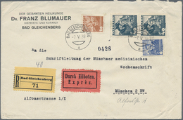 Österreich: 1860/1990 (ca.), Meist Bis 1960, Posten Von Nach Angaben Ca. 250 Briefen, Karten, Ganzsa - Collections