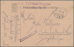 Österreich: 1860/1996, Umfangreicher Posten Von Briefen, Ganzsachen, Ansichtskarten Und Marken Im Ka - Collections